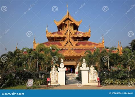 Buddhist Temples of Myanmar Stock Photo - Image of mandalay, temple ...