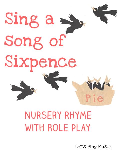 Nursery Rhymes With Role Play -Sing a Song of Sixpence - Let's Play Music