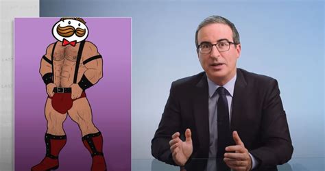 John Oliver Wonders What the Pringles Man's Body Looks Like - Nerdist