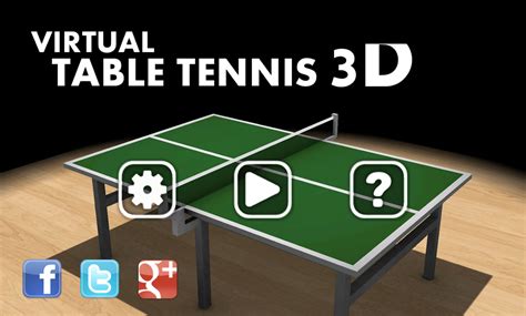 Virtual Table Tennis 3D Pro - Android Apps on Google Play