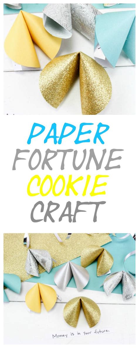 Paper Fortune Cookie Craft - Fun & Easy To Make! - Fun Crafty DIY