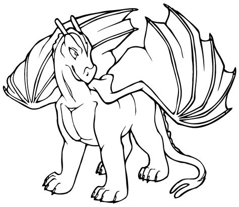 Free Printable Dragon Coloring Pages For Kids