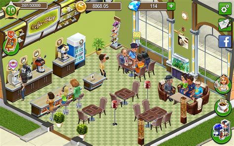 Download a game Coffee Shop: Cafe Business Sim android