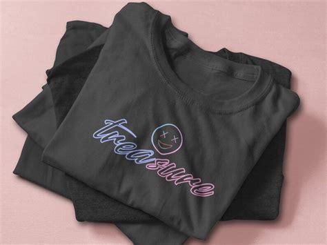 Yg Treasure Neon Kpop Tee Treasure Merch Treasure Maker | Etsy