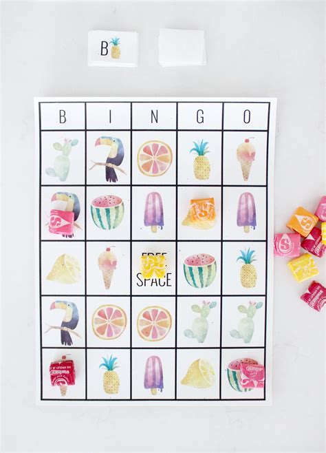 Have fun playing this adorable summer bingo! It's free to print and ...