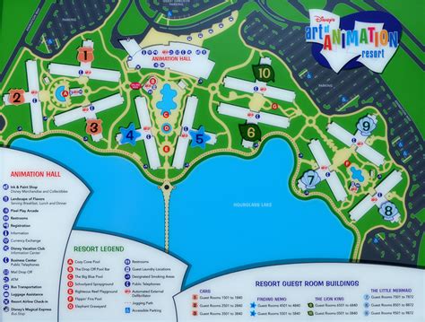 Disney Art of Animation Resort Map