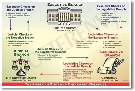 American System of Checks & Balances US History POSTER | eBay