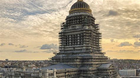 Brussels' Palais de Justice to be freed... of decades-old scaffolding - CGTN