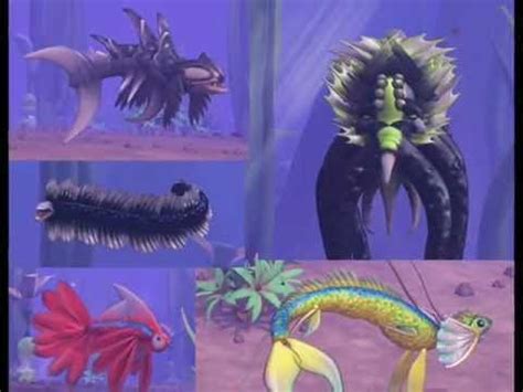 My Spore Sea / Underwater Creatures - With Swimming Animations ...