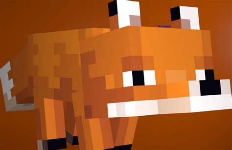 Minecraft - Fox by Krsman30 on DeviantArt