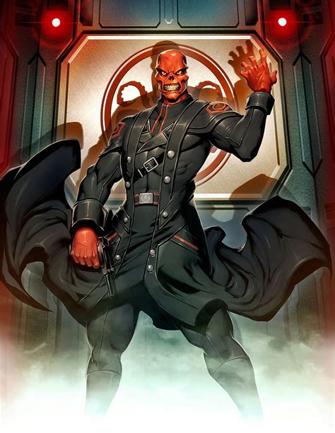 2K free download | Red Skull, hydra, marvel comics, comics, HD phone ...