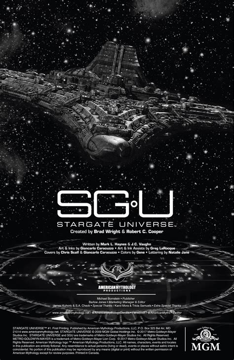 Stargate Universe Issue 1 | Read Stargate Universe Issue 1 comic online ...