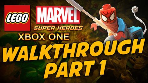 Lego Marvel Super Heroes: Walkthrough Part 1 - Xbox One HD Gameplay ...