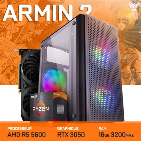 ARMIN 2 | AMD R5 5600 | RTX 3050 | 16GB Ram