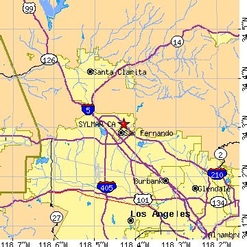 Sylmar, California (CA) ~ population data, races, housing & economy