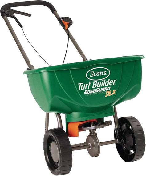 Scotts Turf Builder EdgeGuard Deluxe Broadcast Spreader: Amazon.com.mx: Jardín