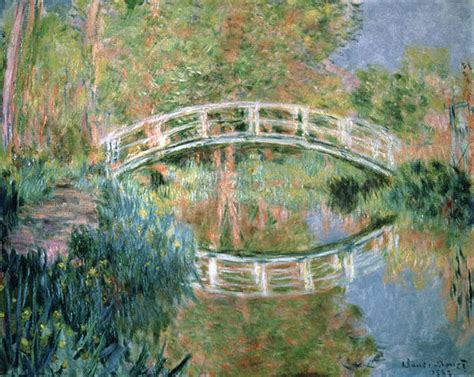 The Japanese Bridge by Claude Monet