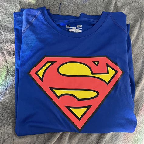 Under Armour Superman tshirt - Mens large - logo on... - Depop