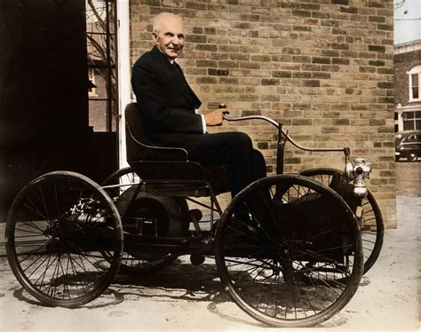 old-henry-ford-in-first-ford-car-2 - Inventors Pictures - Henry Ford ...