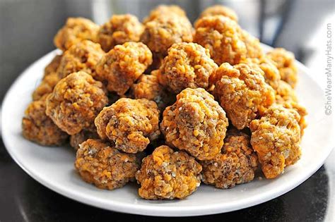 Sausage Balls Recipe | She Wears Many Hats