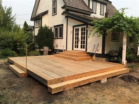 DIY Deck Project - Installing Beautiful New Cedar Decking to Update the ...