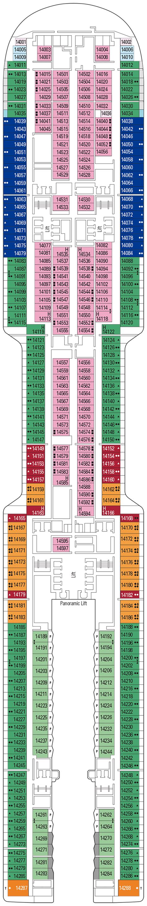 MSC World Europa – Deck Plans - Planet Cruise