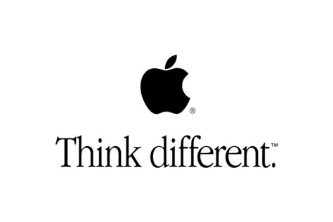 Ibm s motto is think apple later made their motto think different | The ...