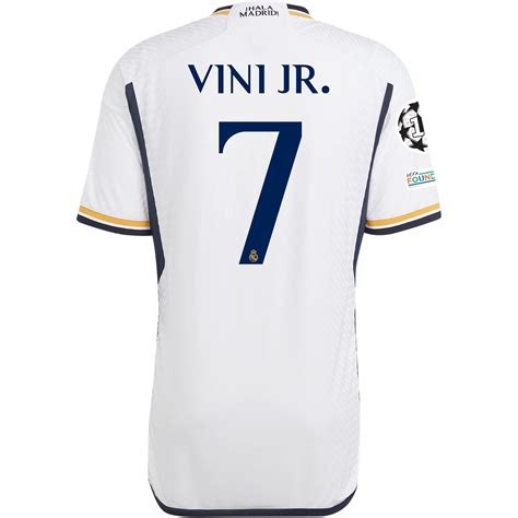 Vinicius Jr. Real Madrid 23/24 Authentic Home Jersey by adidas – Arena ...