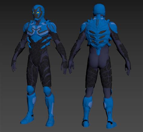 Blue Beetle Armor PDO File Unfolded for FOAM BUILD - Etsy