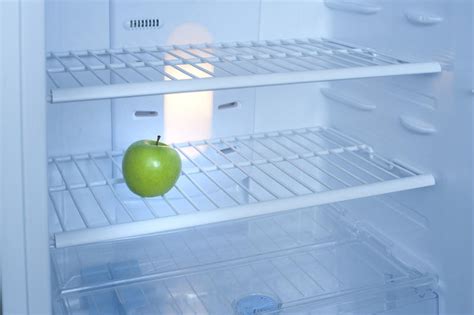 Free Stock Photo 8133 One green apple inside a fridge | freeimageslive