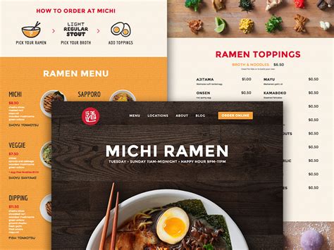 Michi Ramen Site Launch by Ryan Weaver on Dribbble