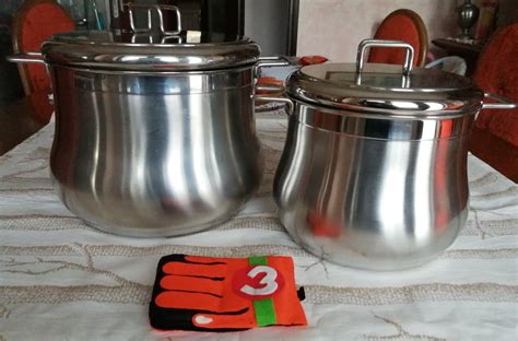 Cooking pot set - Steel (stainless) - Catawiki