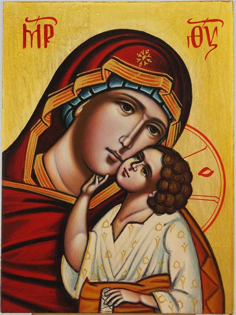 Virgin Mary Tenderness Icon - Orthodox Icons - BlessedMart