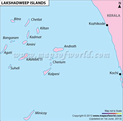 Lakshadweep Map