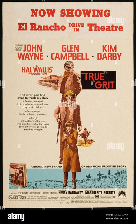 True Grit - Vintage Movie Poster Stock Photo - Alamy