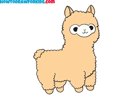 How to Draw a Llama - Easy Drawing Tutorial For Kids