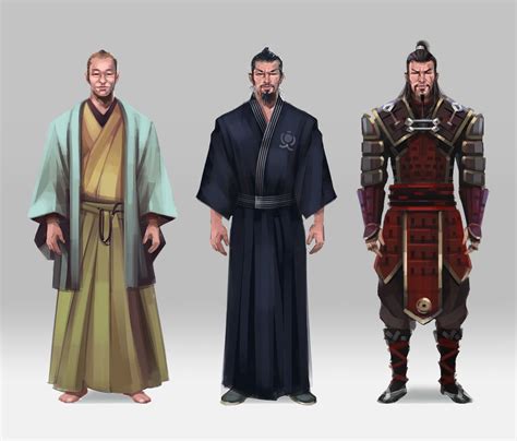 ArtStation - Samurai Characters, Rakesh nair | Samurai character, Asian character, Samurai