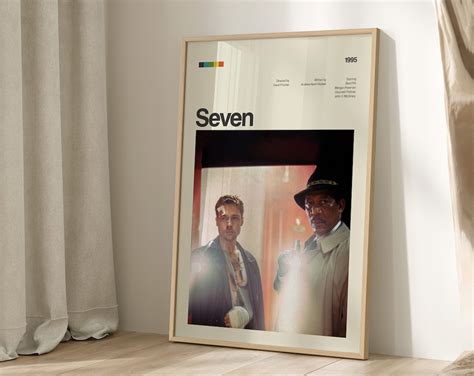 Seven Movie Poster Modern Movie Poster Print Seven Poster - Etsy