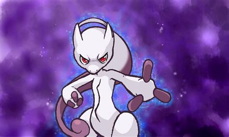 Pokemon Mega Mewtwo Wallpaper