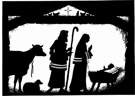 Free Jesus Manger Silhouette, Download Free Jesus Manger Silhouette png images, Free ClipArts on ...