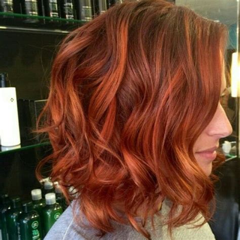 Wella ♡♡♡ | Short hair balayage, Shades of red hair, Hair color balayage