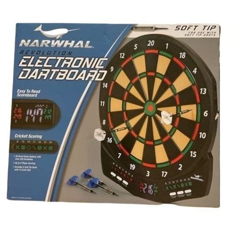 Revolution Electronic Dart Board for use with soft tips. Easy to read ...