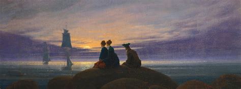 Moonrise by the Sea, 1822, Caspar David Friedrich | BookishNerDan