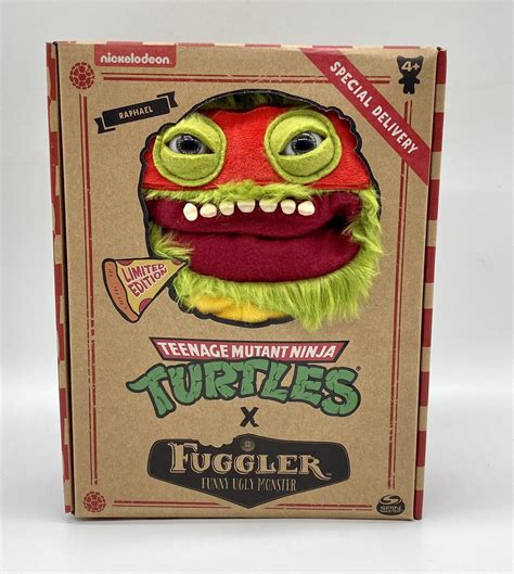 Fuggler Teenage Mutant Ninja Turtles Raphael Plush RARE New Limited Edition | eBay