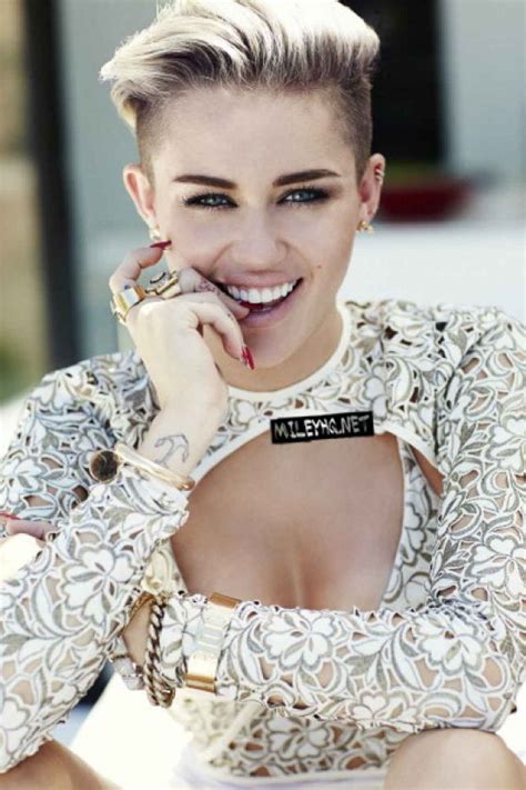 Miley Cyrus in Fashion Magazine, November 2015 Issue – celebsla.com