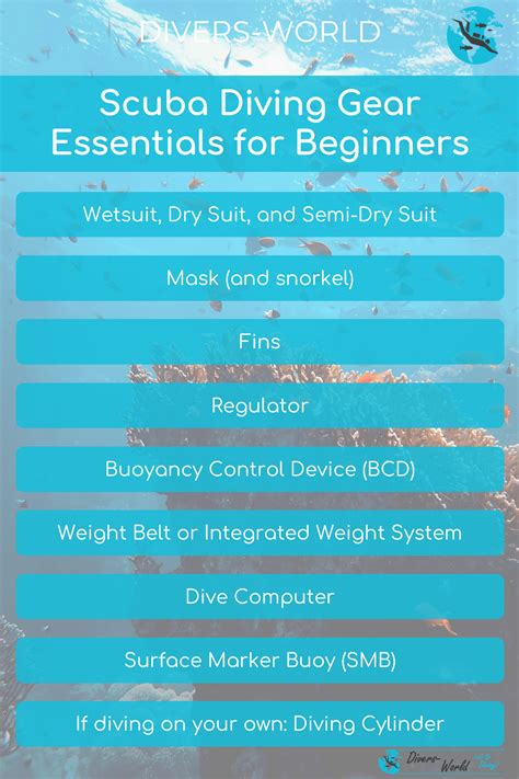 Scuba Diving Gear Essentials for Beginners: A Complete Guide