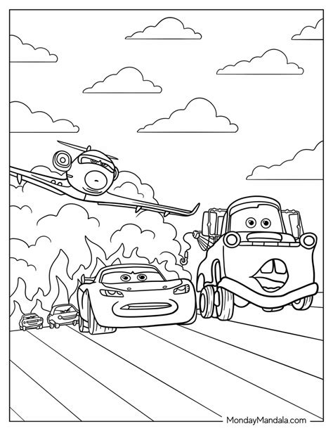 24 Disney Cars Coloring Pages (Free PDF Printables)