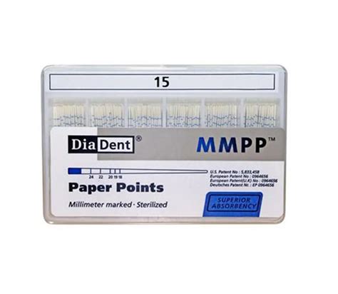 Diadent Paper Points Millimeter Marked - 2% at best price.