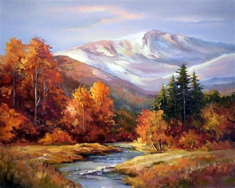 Thanks to Bob Ross, I know how to paint that! #LandscapeOleo | Landscape paintings, Bob ross ...