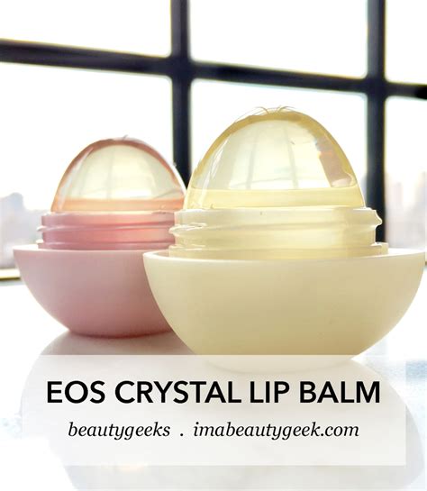 EOS CRYSTAL LIP BALM + THAT LAWSUIT AFTERMATH - Beautygeeks